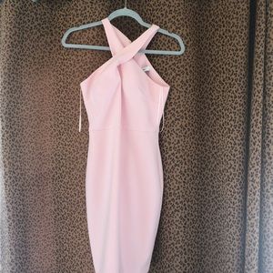 Lively Light Pink Cocktail Dress